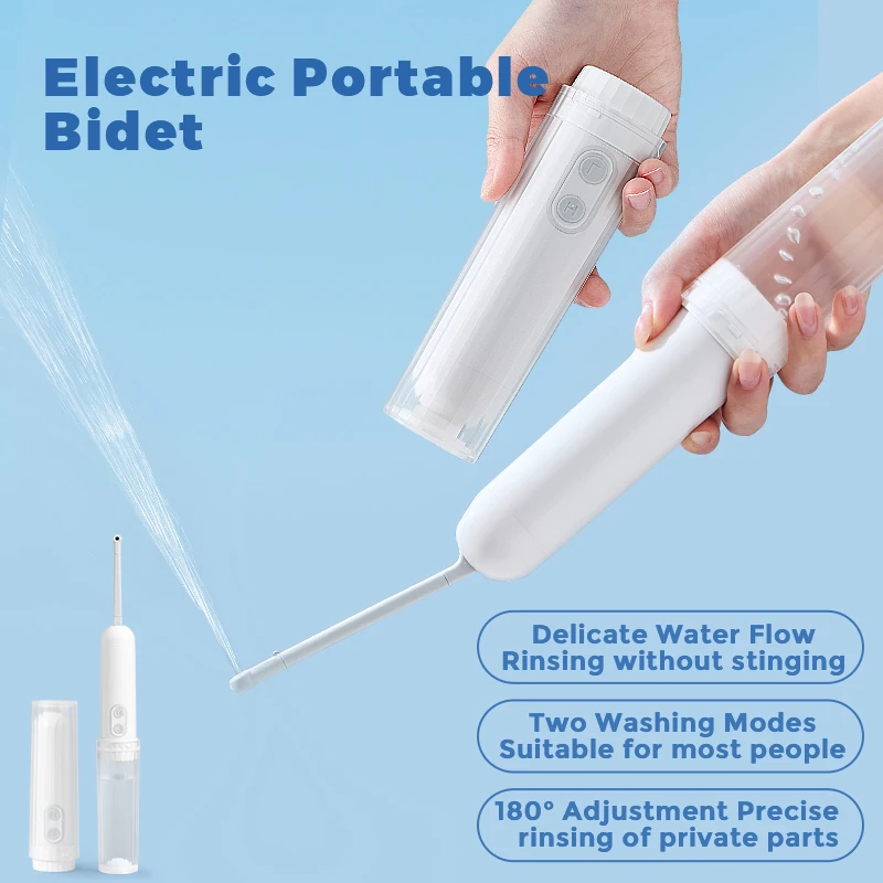 150ml Portable Handheld Washing Pregnant Home Sprayer Bidet Portable Long Nozzle Accurate Baby Toilet Travel Personal Cleaner