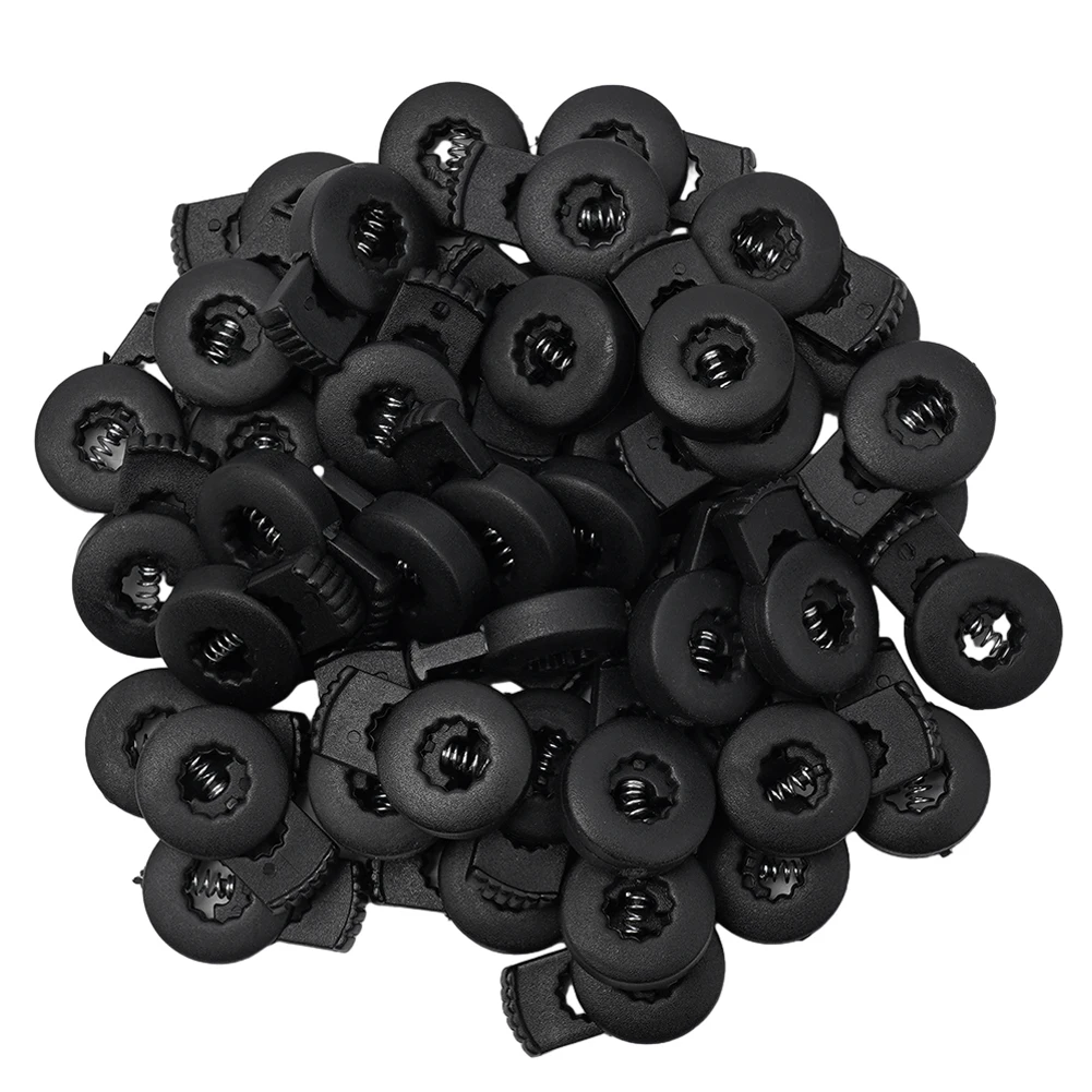 Shoes Waist Ropes Bags Clothing Drawstrings Hat Ropes Neck Ropes Single Hole Baseball Glove Locks 27mm 18mm Black