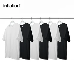 INFLATION Designer Cheap 100% Cotton Mens T Shirts Summer Regular Fit Blank t-shirt Unisex Tops