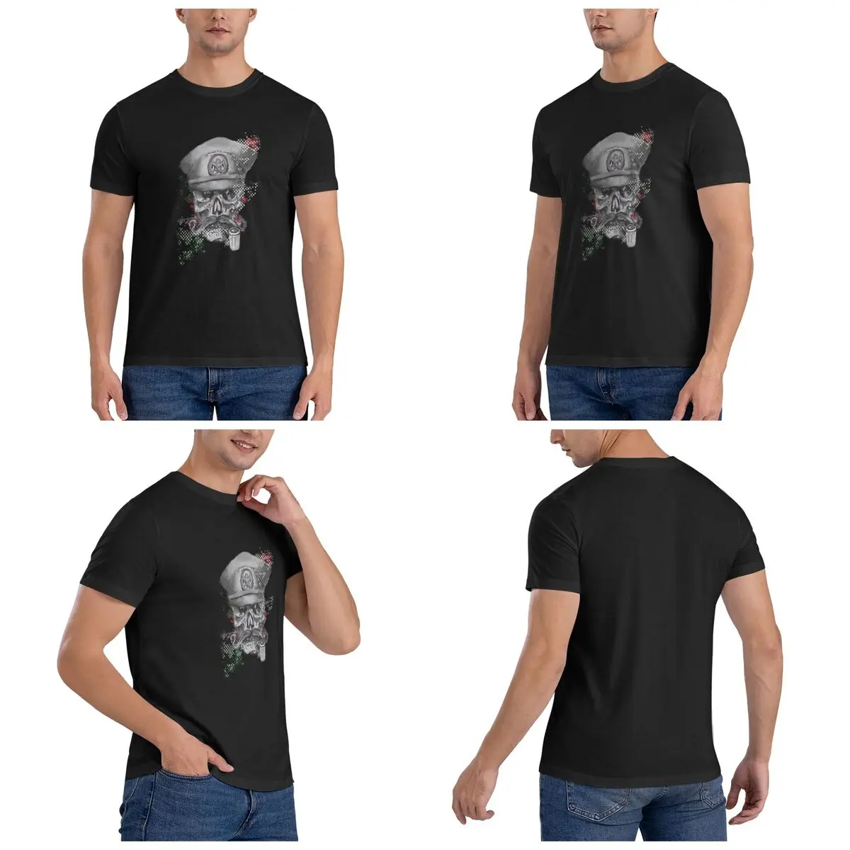 Camiseta Pop Art Battlefield General para hombre, camisetas clásicas de talla grande, camisetas de algodón con cuello redondo, camisetas cortas de verano para hombre