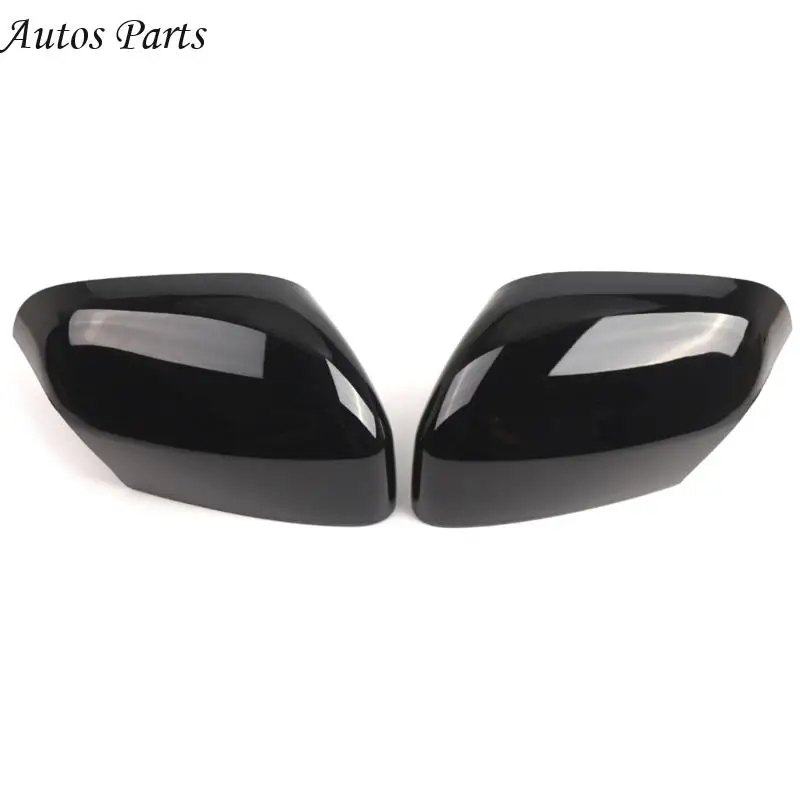 

57BA 1 Pair Front Door Rearview Wing Mirror Cover Caps Replacement Rear View Mirror Cover Automotive Accessories for 07-14