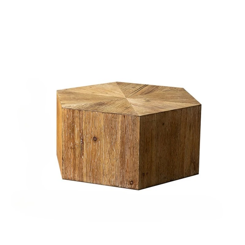 

Small apartment sofa corner bedroom bedside few simple solid wood home coffee table retro style small coffee table