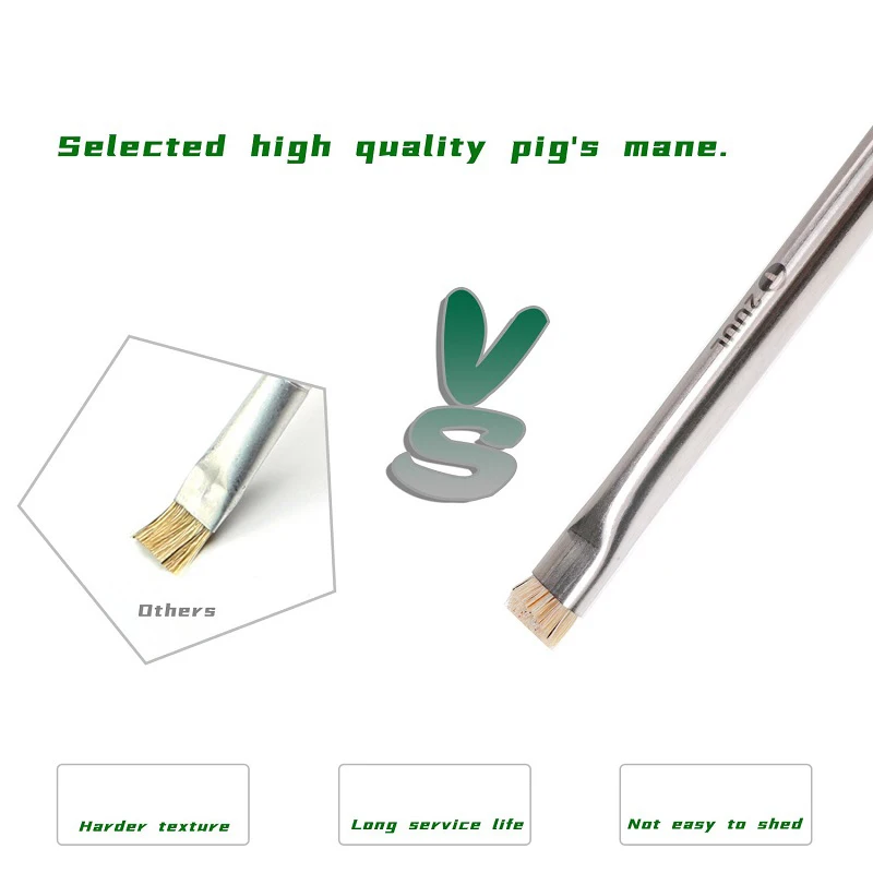 2UUL CL11 Hard Bristle Brush Double-headed Anti-Static Mainboard PCB IC Cleaning Brush Phone Repair Tools