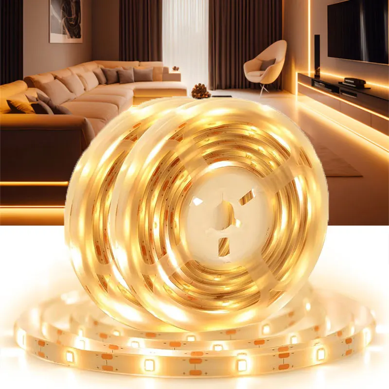 

USB Powered LED Strip Lights with Button Control 1m-10m Flexible Lights for Bedroom Gaming Room Party Christmas