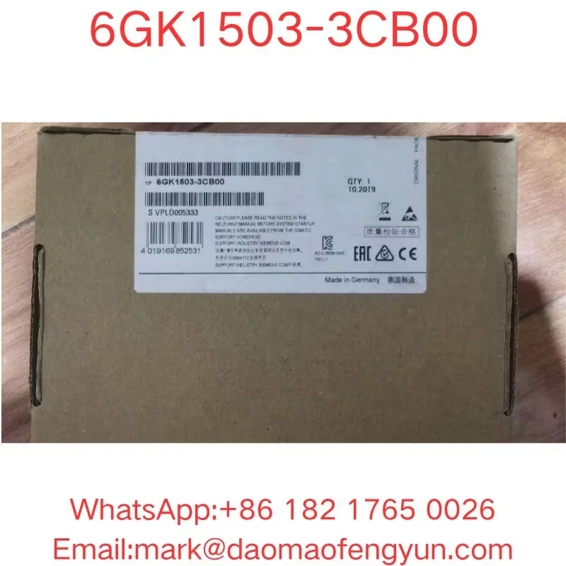 6GK1503-3CB00 Brand New  PROFIBUS OLM/G12 V4.0 Optical Link Module with 1 RS 485 and 2 glass FOC interfaces