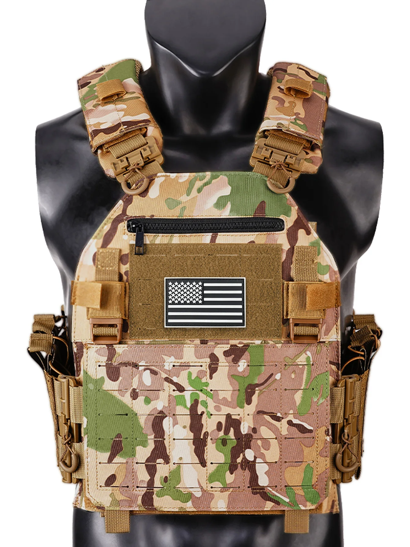 سترة ليزر متعددة الوظائف سريعة التحرير في الهواء الطلق يمكن إصدارها بسرعة من الكتفين والخصر