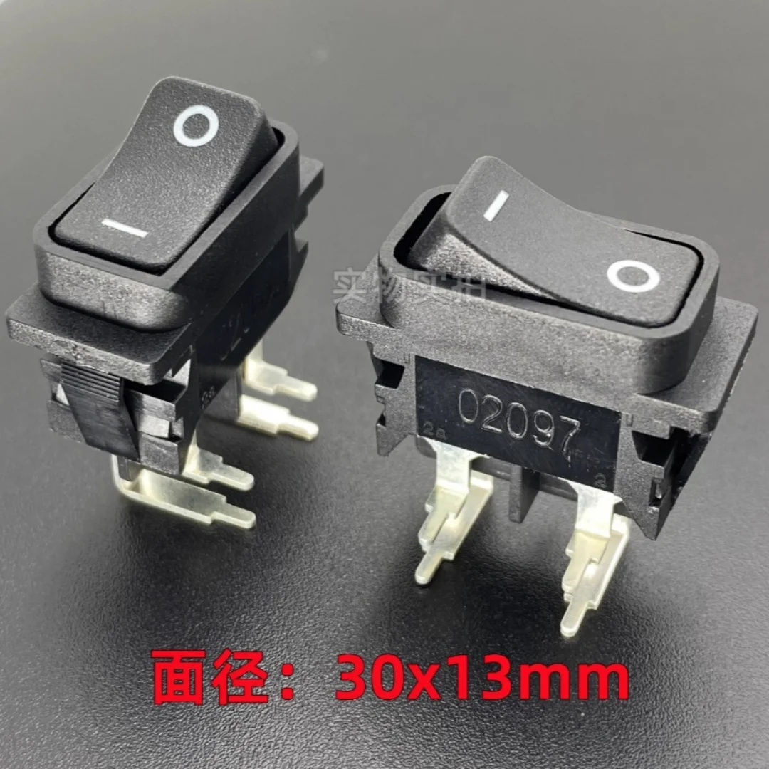 

1pcs Taiwan CHILY 3025 boat-type switch button, 4-pin, 2-position, high current 16A, rocker power button, IP44