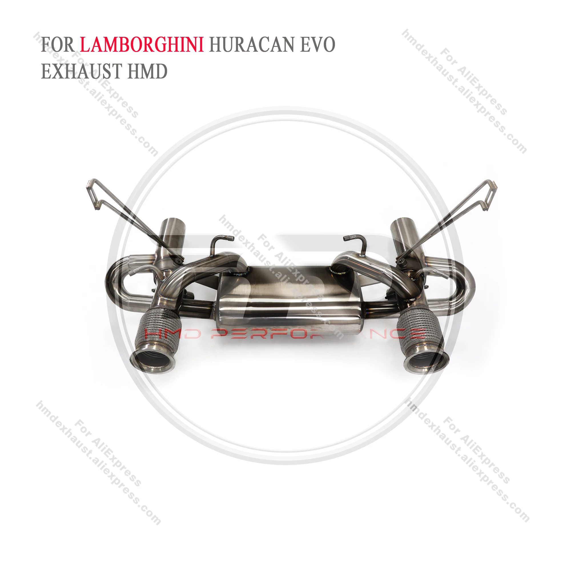 

HMD Exhaust System Stainless Steel Performance Catback for Lamborghini Huracan EVO 2020+ Muffler With Valve OPF Version