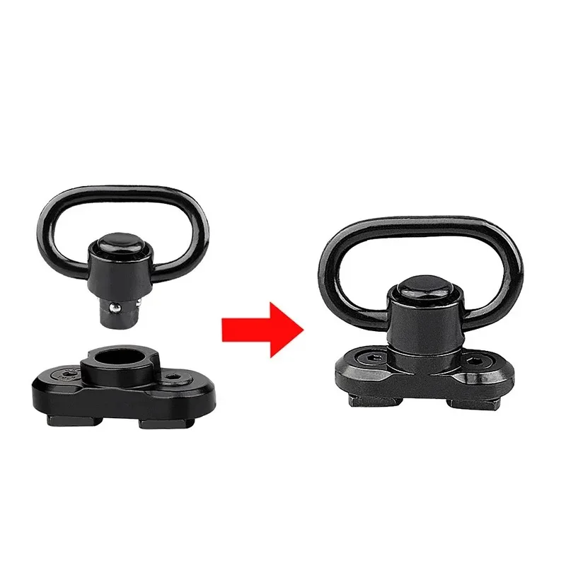 M-LOK جبل القياسية QD حبال قطب 1.25 بوصة محول ل Mlok الإفراج السريع السكك الحديدية قاعدة محول تركيب مجموعة أدوات الصيد