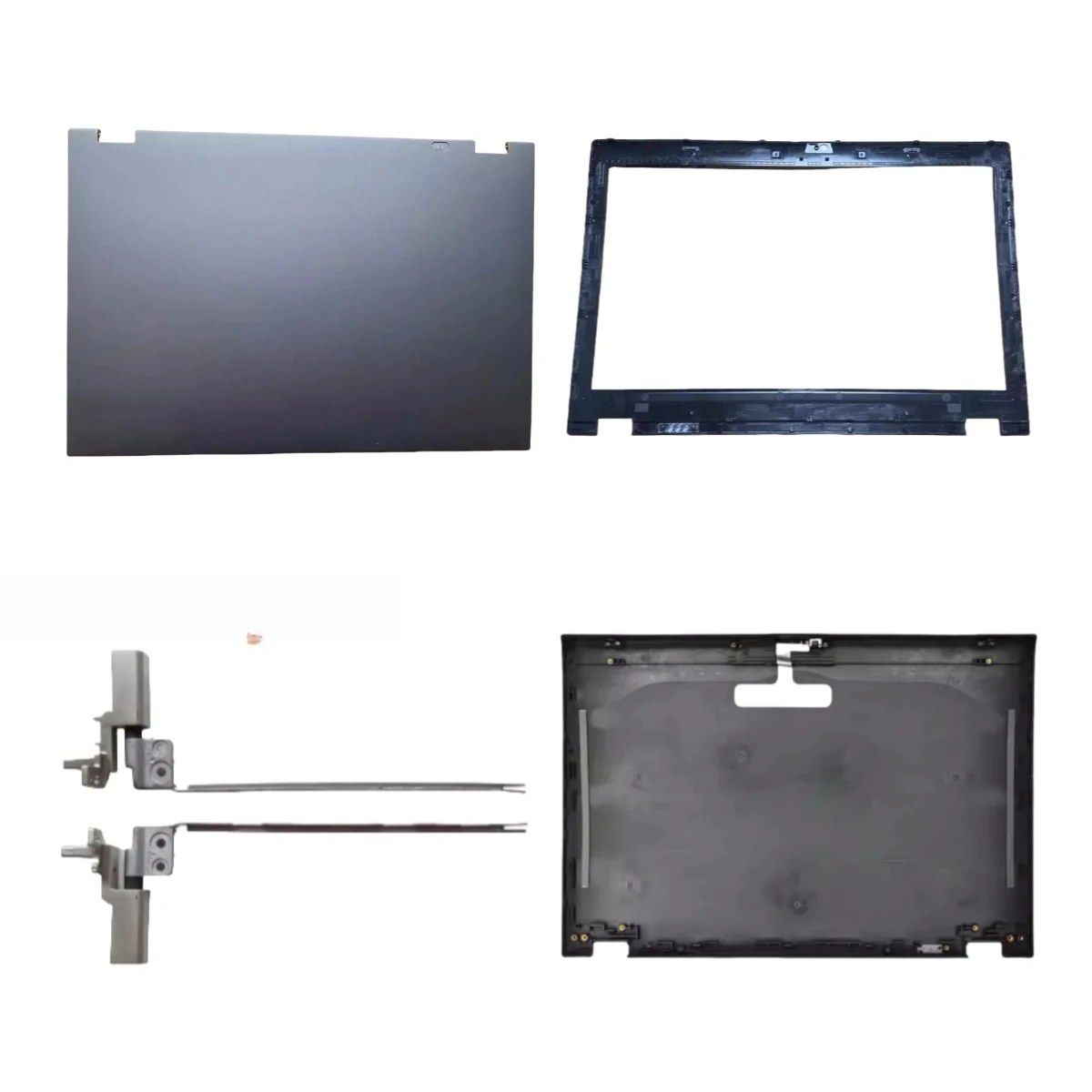 Tampa traseira, tampa superior do LCD, moldura adesiva da tampa traseira do LCD, capa de tela para ThinkPad T430i T430, eixo da tela 04x0438