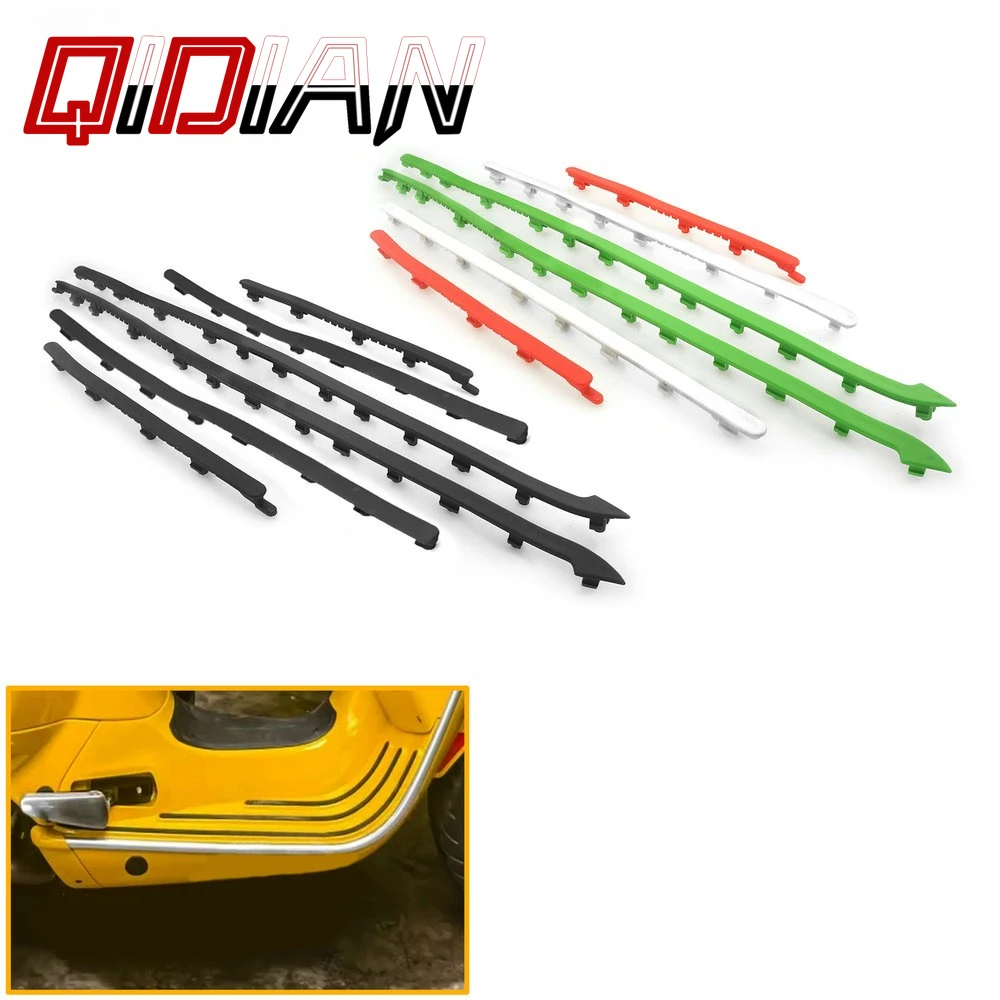 

Motorcycle Accessories Rubber Footboard Strips Non-Slip Step Covers Linings For VESPA GTS 150 250 300 GTV300 2013-2025