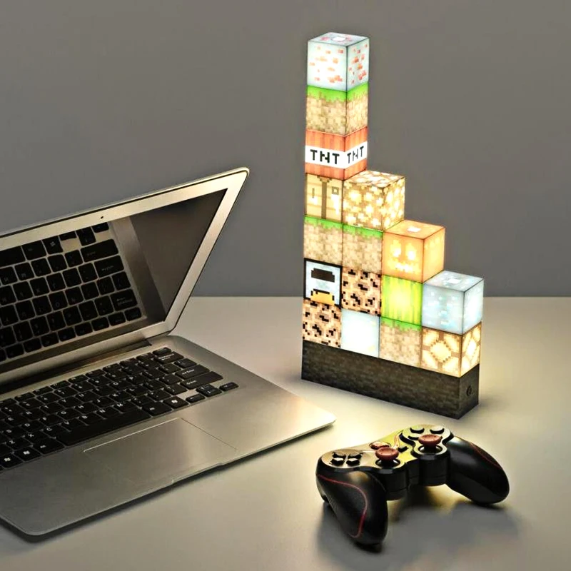 

Pixel World Decoration Building Block Light Diy Creative Novel Splicing Light Romantic Gift Table Toy Light Miniatures