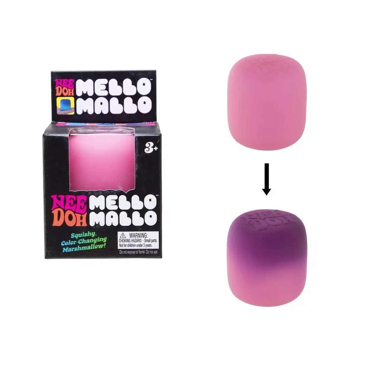 Needoh Nice Cube Sensory Stress Reliever Fidget Tool for Anxiety & Focus Desk Sensory Cube for Adults & Kids Desktop Ornaments