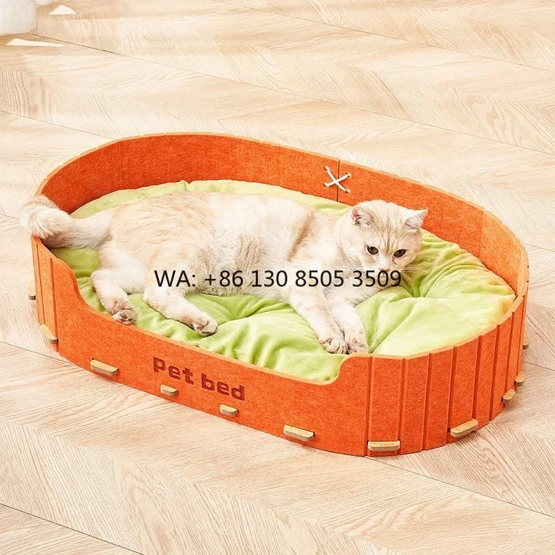 

Four Seasons Universal Anti-Scratch Oversized Satin Removable Cushion Waterproof Luxury Ball Liver Flavor Cat for Cats
