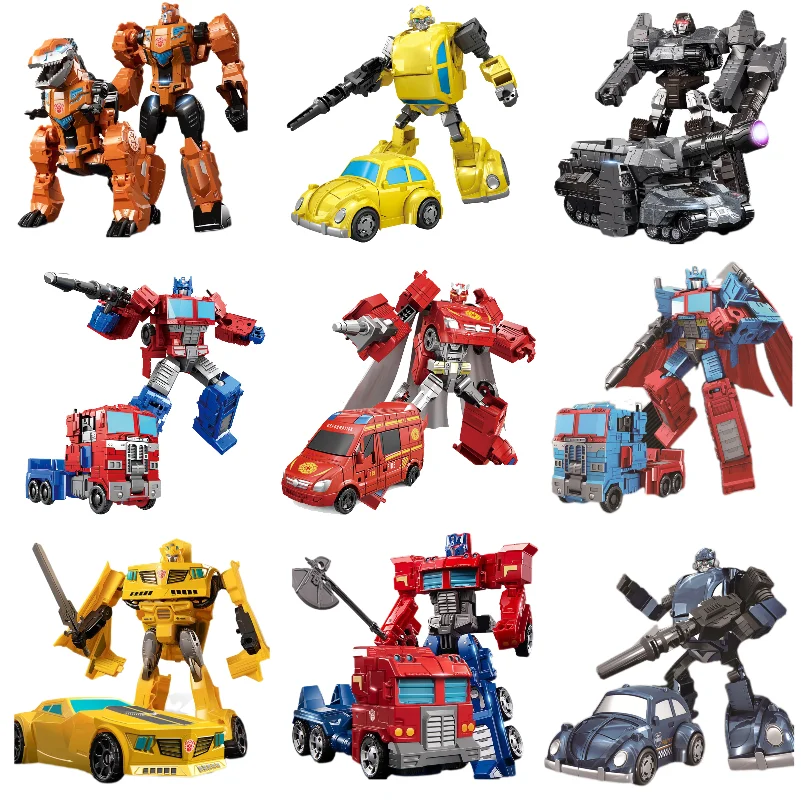 New Transformation Robot Car Toy Figures Dinosaur Aircraft Model Movie Collection Action Figures Children Birthday Gift Kid Toys