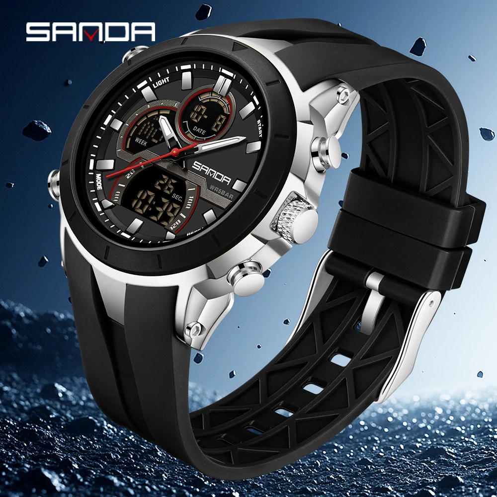 Luxury Watch Shop - SANDA Popular Fashion Luxury Watch Waterproof