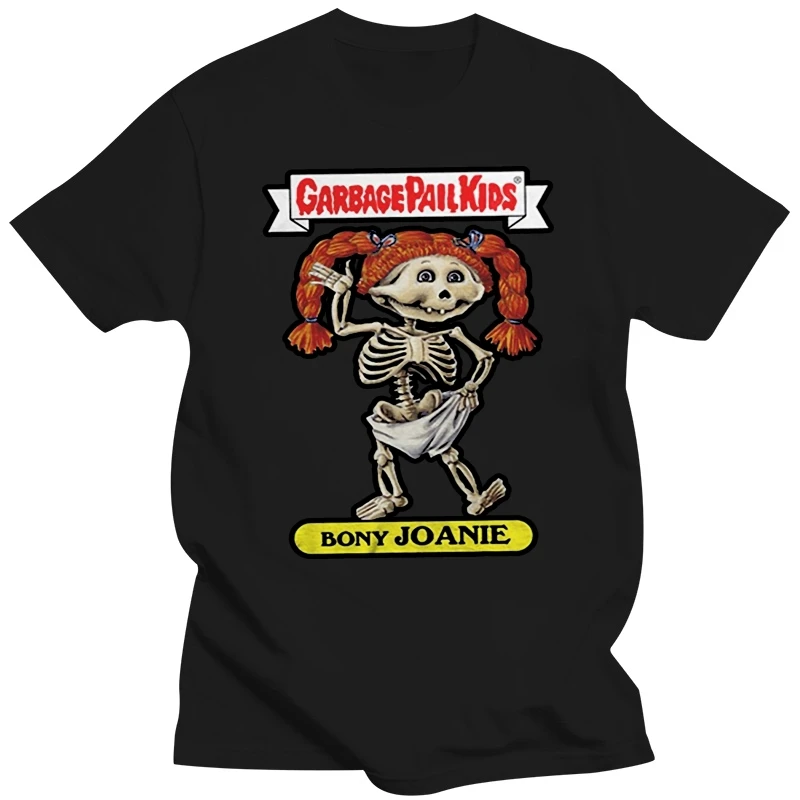 Garbage Pail Kids T Shirt Bony Joanie Official Mens Black Men T-shirts Summer Style Fashion Swag Men T Shirts