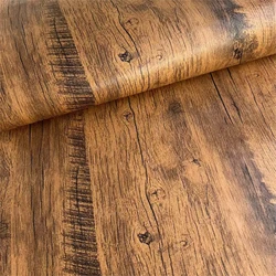 55CM Wide Wood Decor Paper for Furniture Waterproof Vinyl Wall Sticker Self Adhesive PVC Wallpaper Kitchen Cabinet Door Sticker