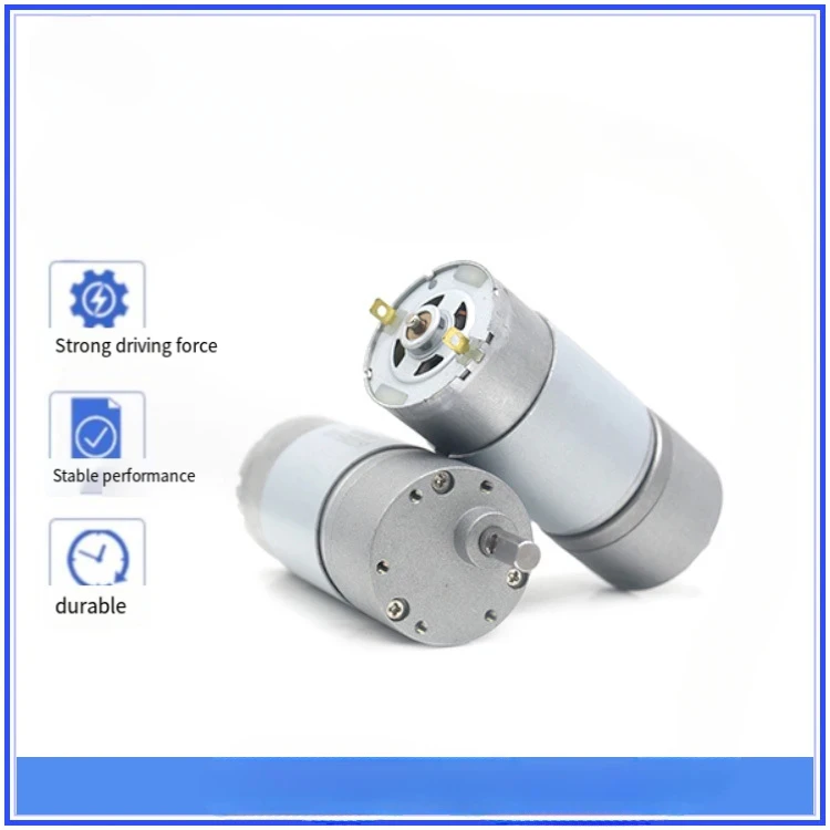 Factory stock 12V24V high-power DC motor forward and reverse XH-37GB555 DC reducer motor