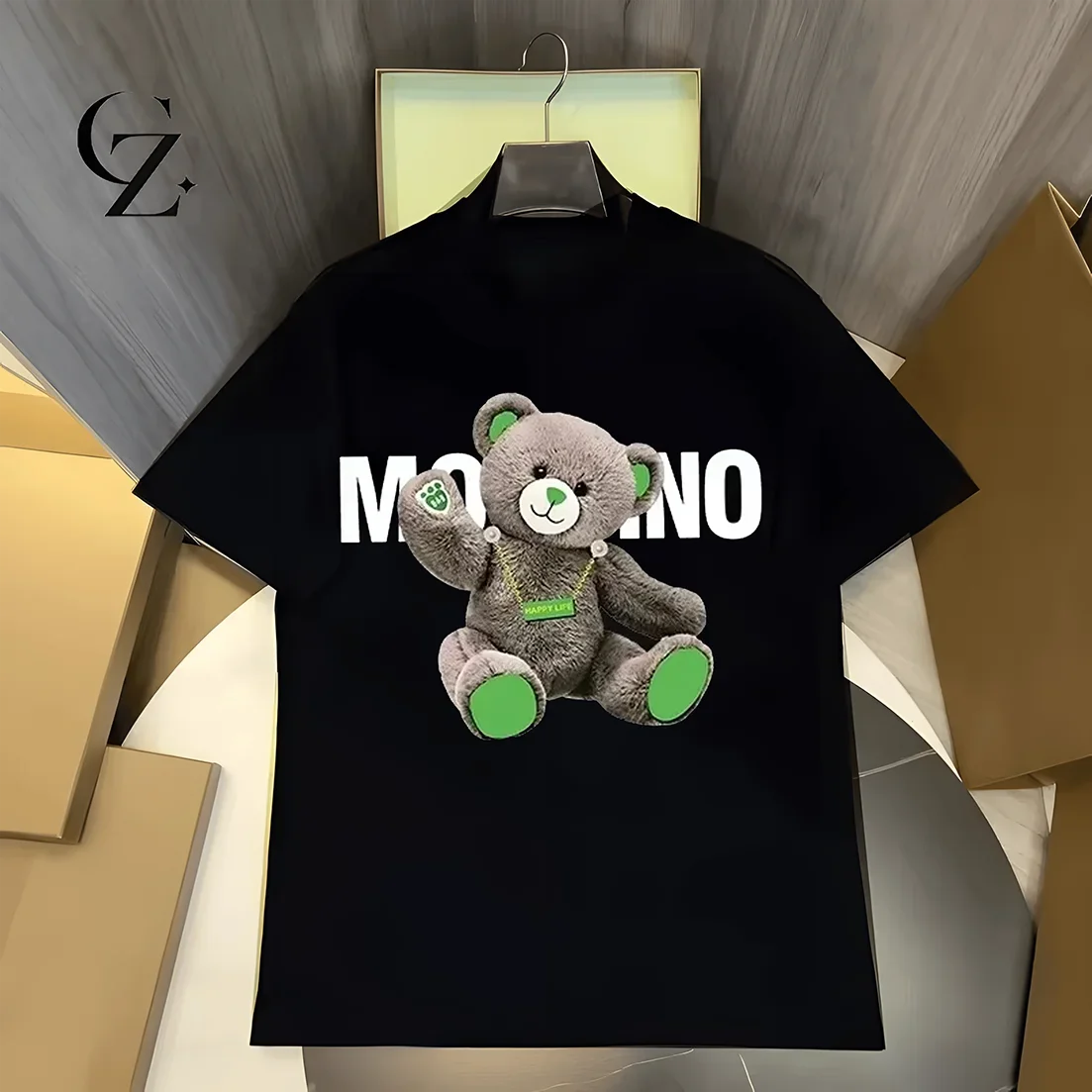 Spring Summer Hot Sale Ladies Cotton T-shirt Women/men Kids Half Sleeve Print Round Neck Casual Comfortable Fashion Daily Tops