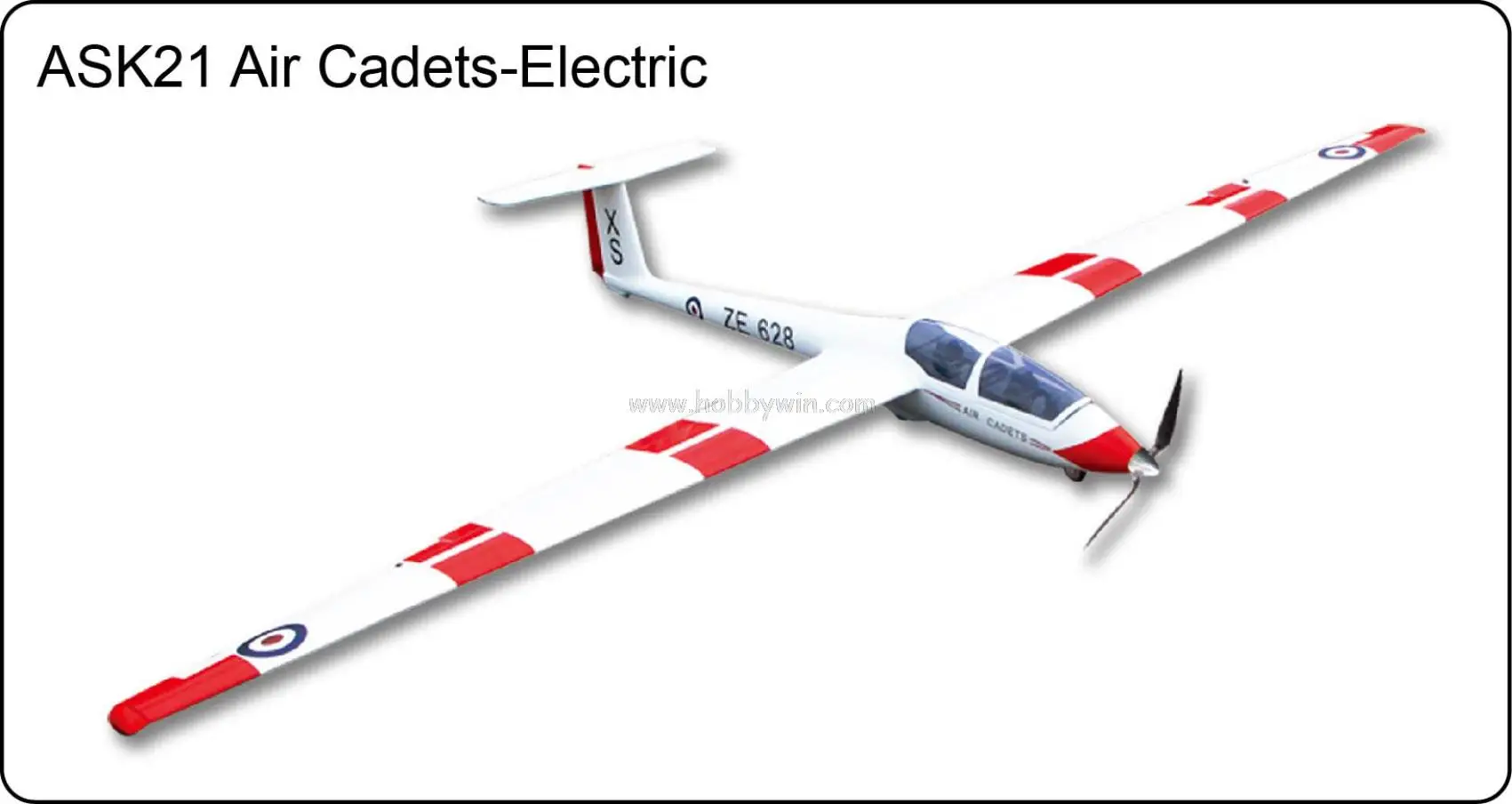 ASK-21 Air Cadets Electric Glider 2600mm KIT without electronic part wholesale price dropship