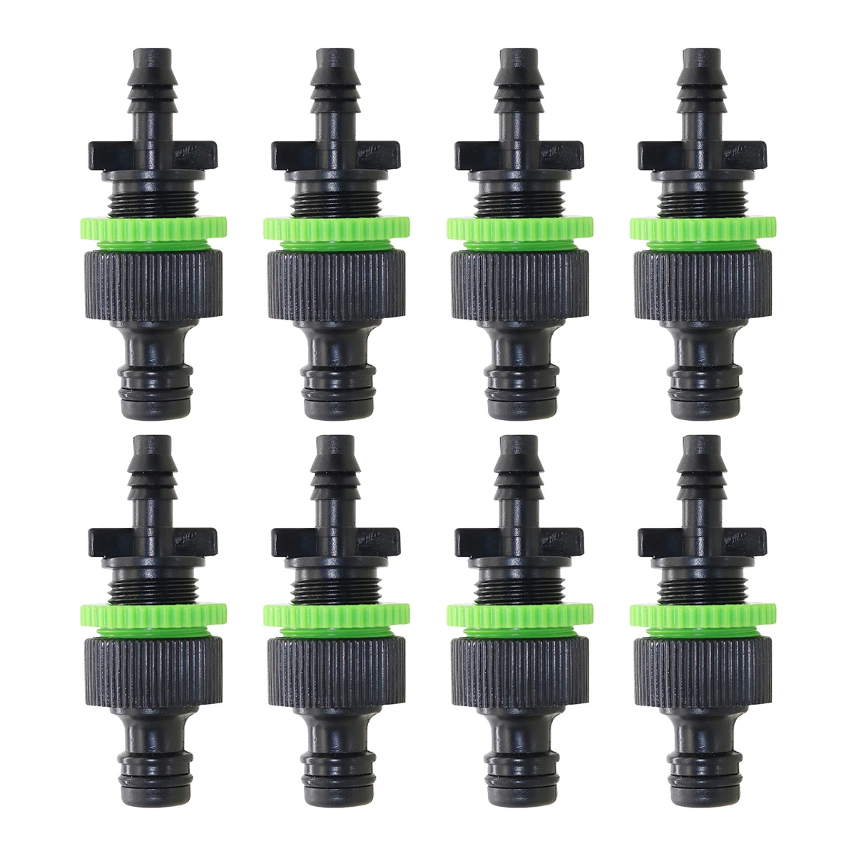 DN16mm Nipple To 8/11mm Muti-Barb Reducing Connector Straight Through Quick Joint Garden Irrigation Reduced Adapter Fitting 1Set