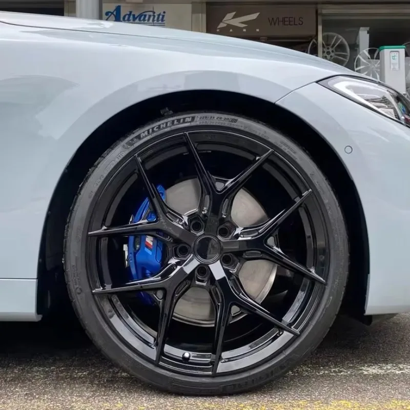 HF5 Style Forged Wheel 19 20 21 22 24 Inch Car Rim 5x112 5x120 Staggered Deep Concave for Mustang