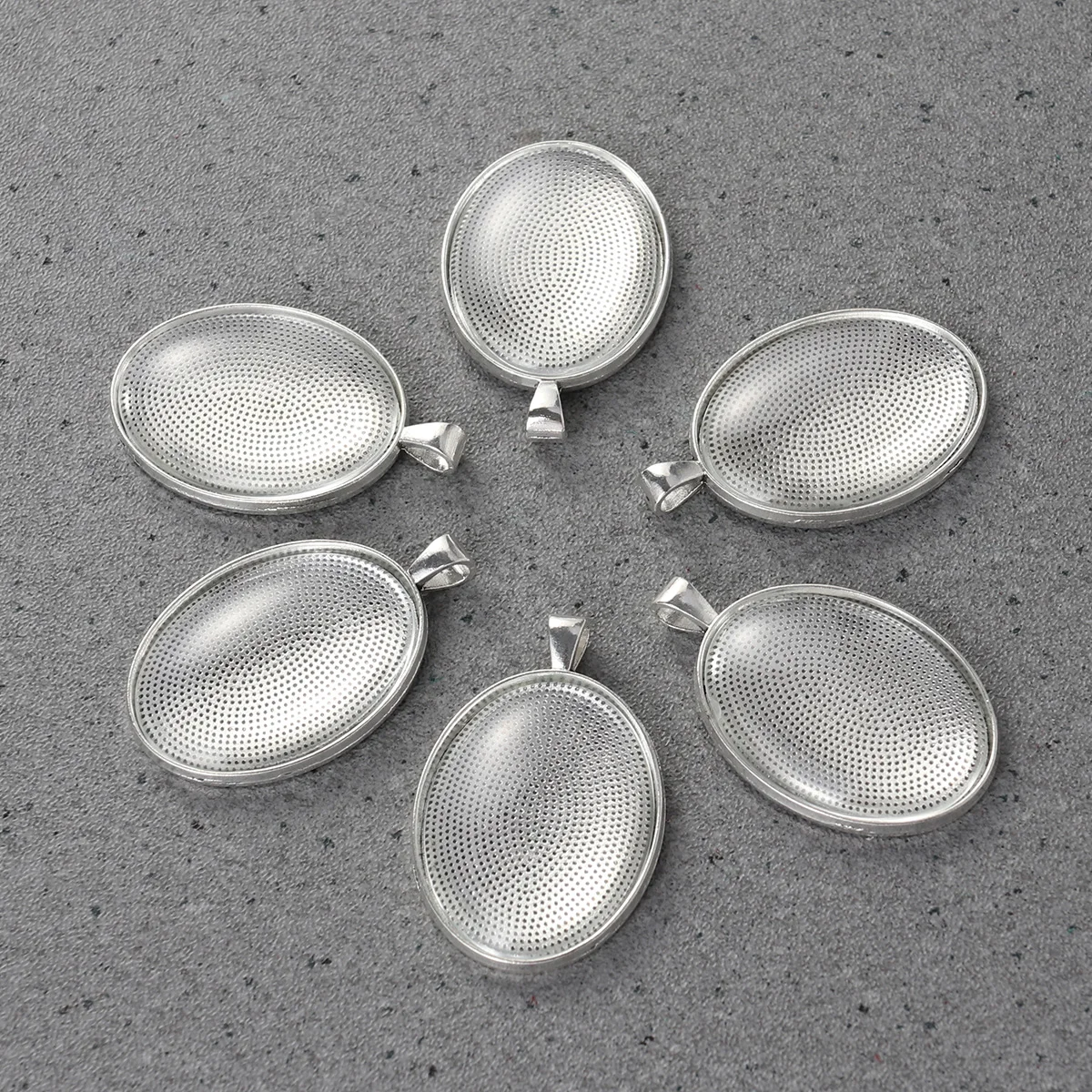 

DIY Pendant Oval Pendant Alloy Glass Chain Alloy Pendant
