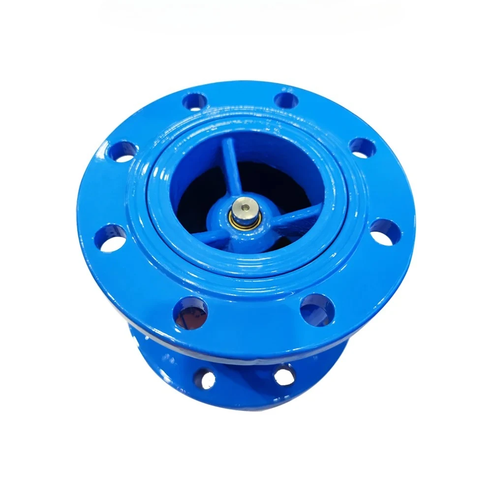 One Disc Silencing Check Valve Manual Power Ductile Iron Flange for Water Manufacture Non-Return Check Valve