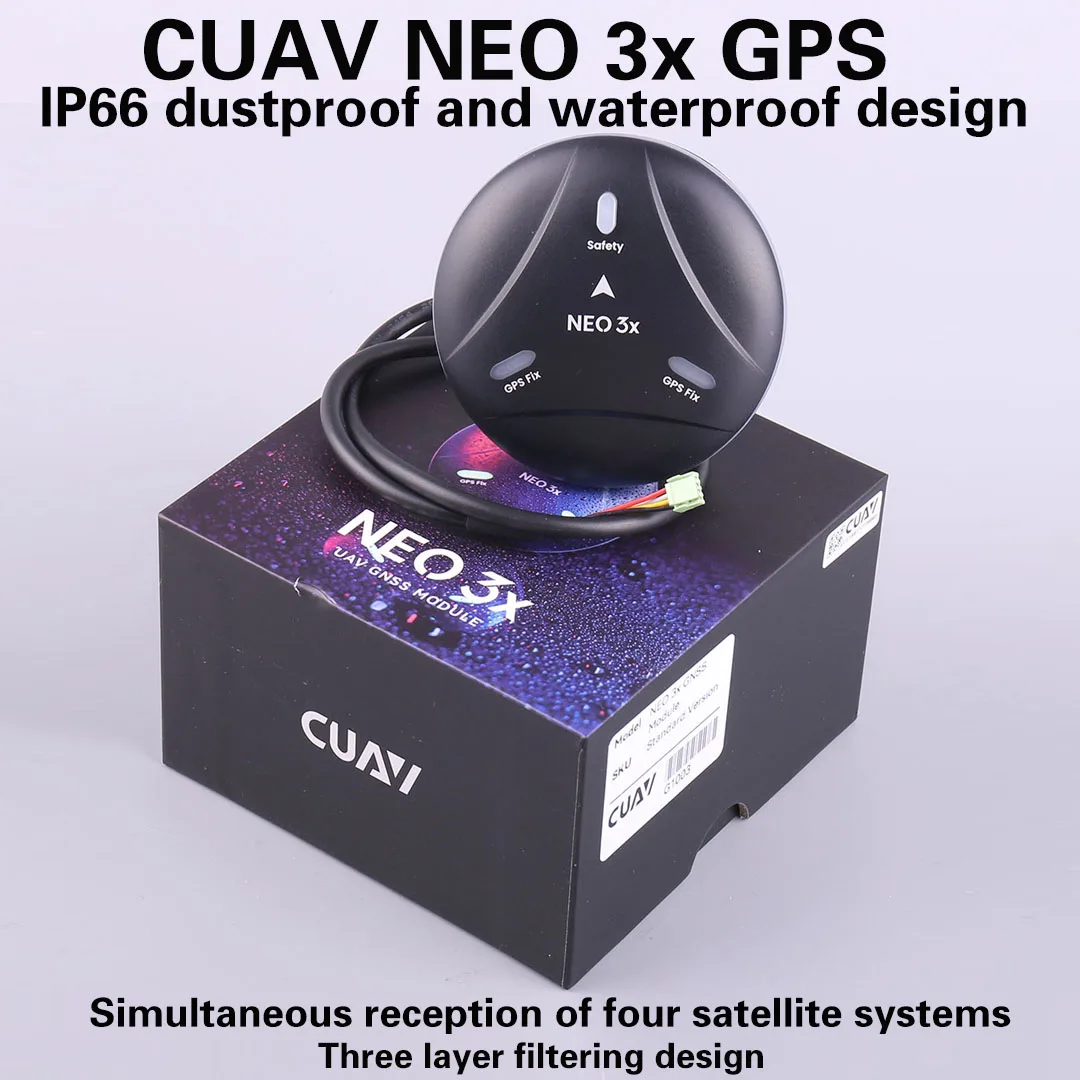 

CUAV New NEO 3X M9N GPS DroneCAN CAN Protocol GNSS