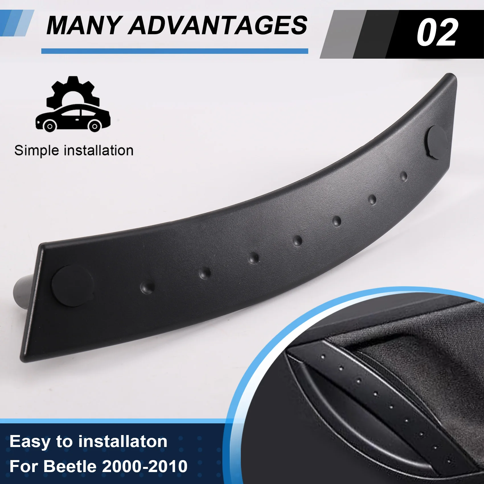 Hot Selling-For VW Beetle 2000-2010 Interior Door Pull Handle Car Parts 6X2837013C 6X2837014C,For VW Beetle 2000-2010 Interior