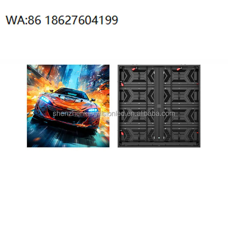Front Maintenance Outdoor LED Video Wall 10001000mm P6 P8 P10 Waterproof Large Commercial Advertising Display Screen