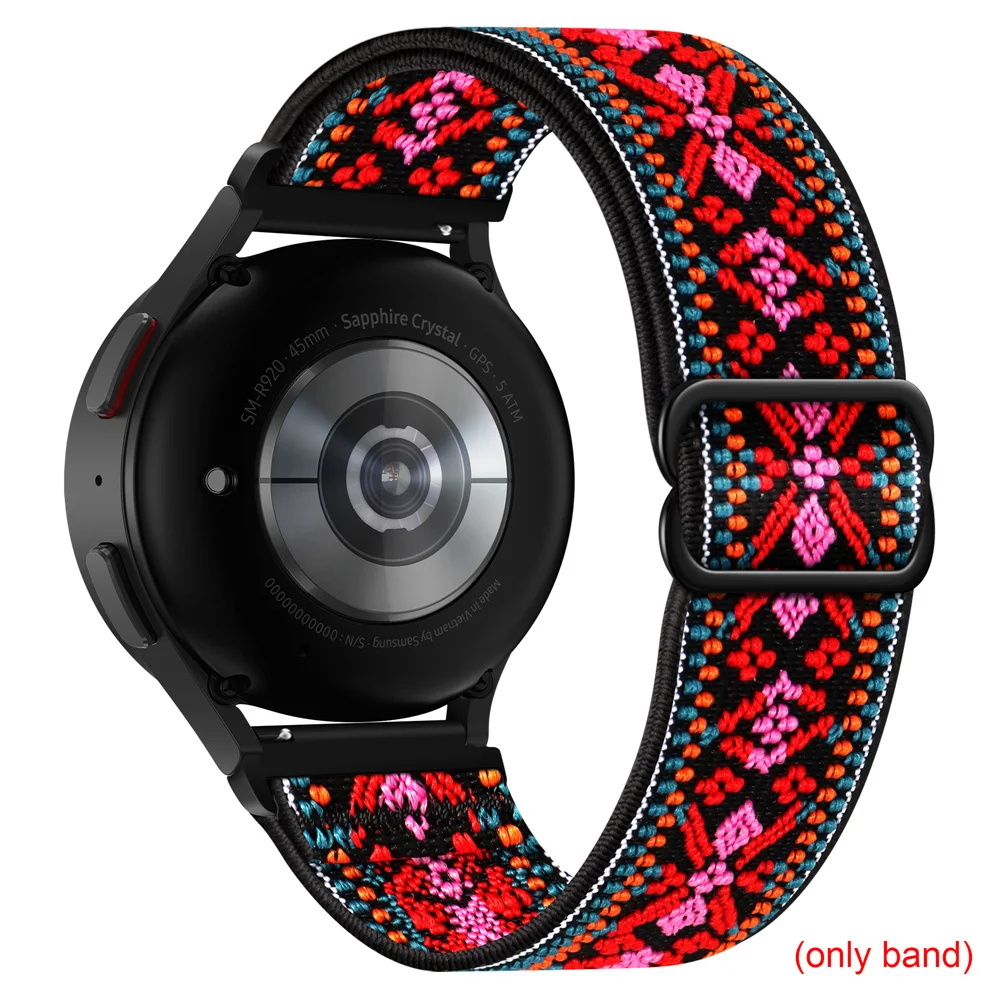 20 22Mm Mới Thun Nylon Ban Nhạc Cho Garmin Vivoactive 3 Nhạc 4 Venu Sq 2 Đồng Hồ Thể Thao Dây Đeo Vòng cho Tiền Thân 245 645 55 158