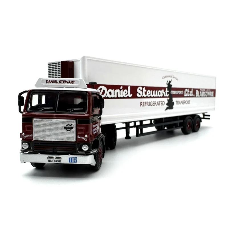 OXFORD 1/76 Scale F88/DAF 2800 Semi Trailer Truck Alloy Car Model Simulation Toy desktop Collection Gift Static Display view 6