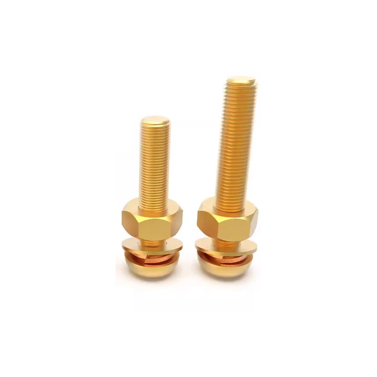 Brass Round Head Hexagon Socket Bolt Combination/Hexagon Socket Bolt Nut Washer Combination M3M4M5M6M8M10M12