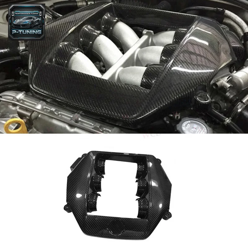 

OEM Style Carbon Fiber Engine Cover Hood for Nissan GTR R35 2008-2016 Front Engine Hood Body Kit