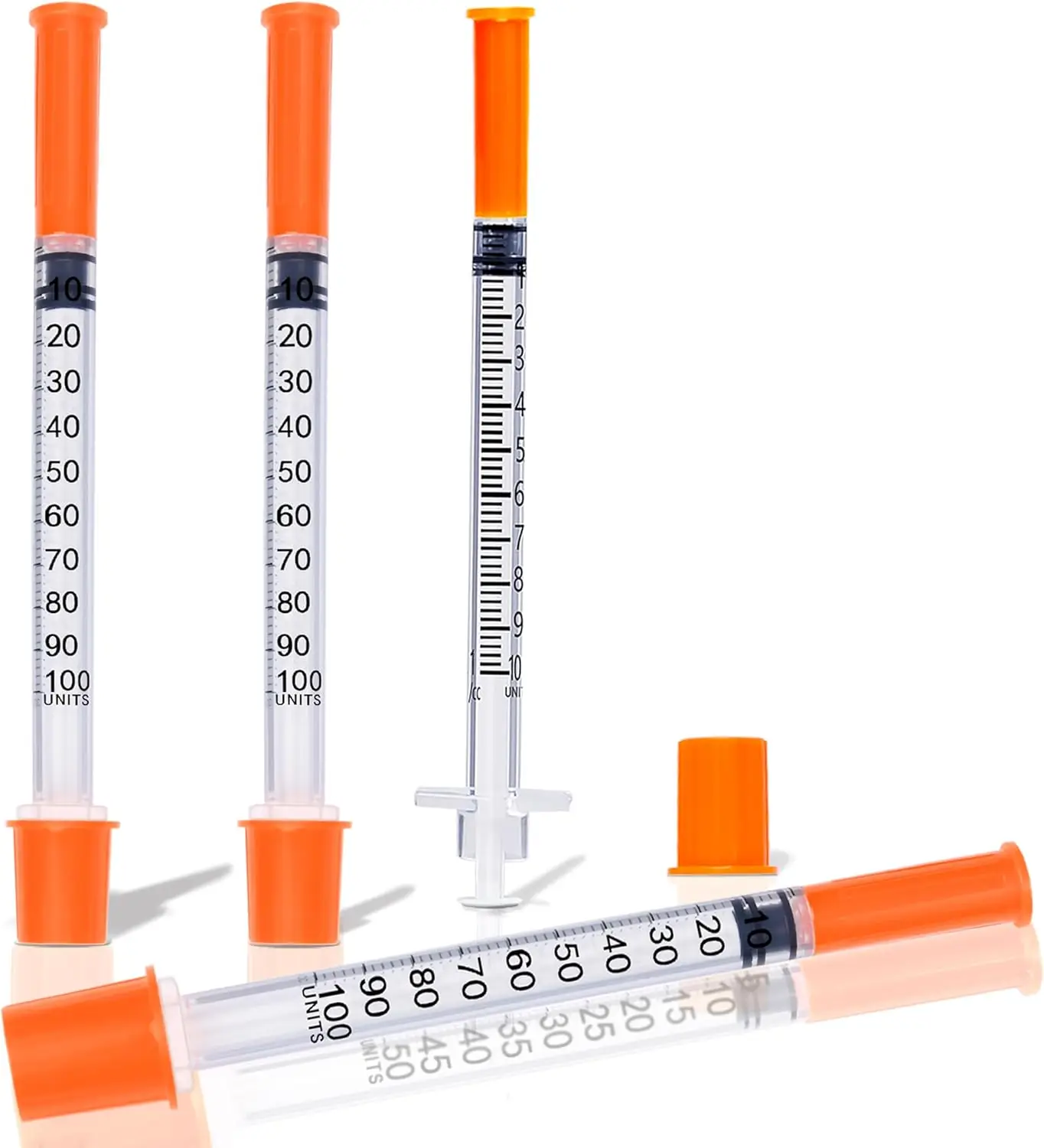 

30Pcs/Box 1ml 1cc insulin Syringe With Needle 30G 5/16 Inch Disopable Sterile individually Packed for Animal Pets Farm Use