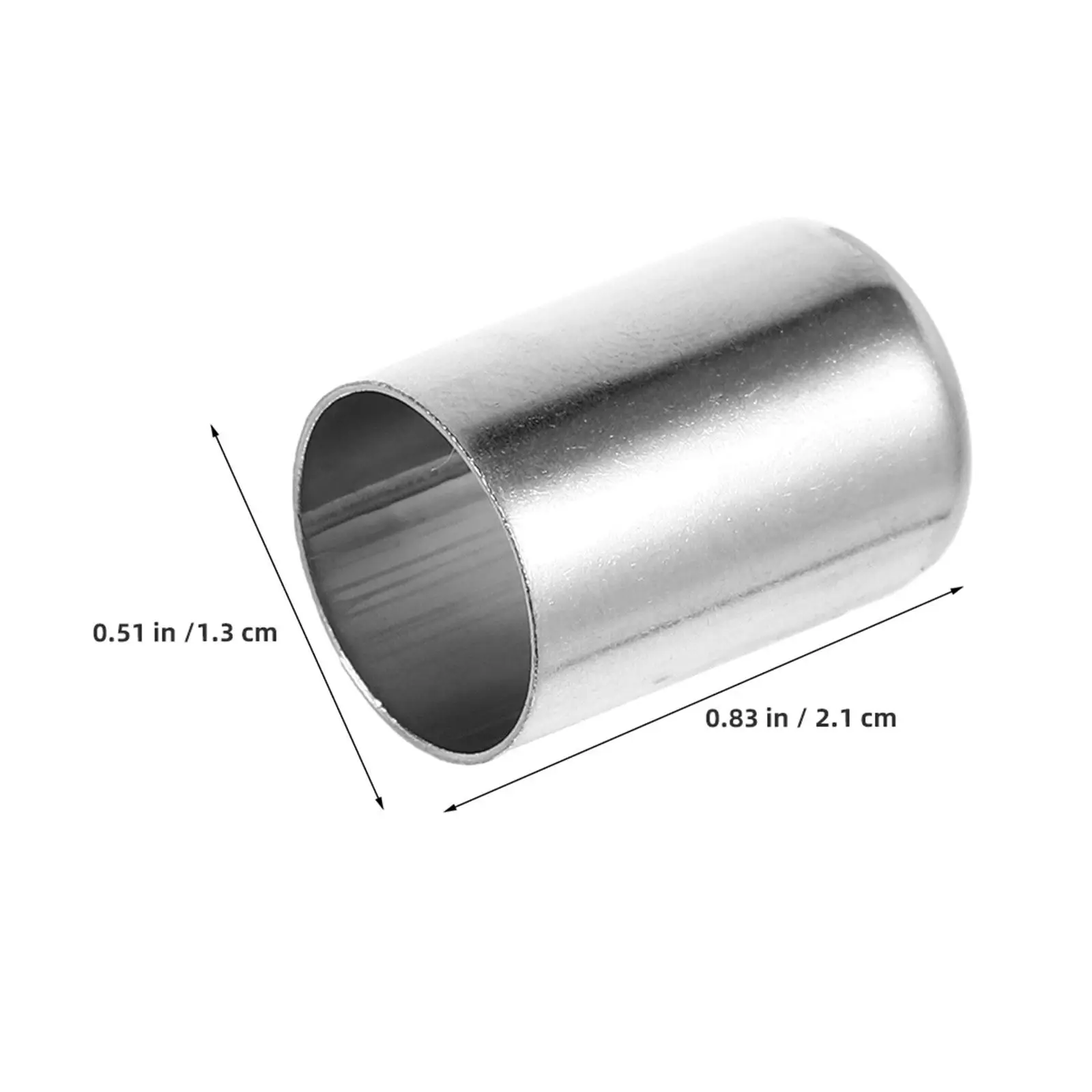 200Pcs Hydraulic Hose Crimping Ferrules Stainless Steel Compression Fittings 13Mm Diameter Air Torch Acetylene Hydraulic Repair - view 5