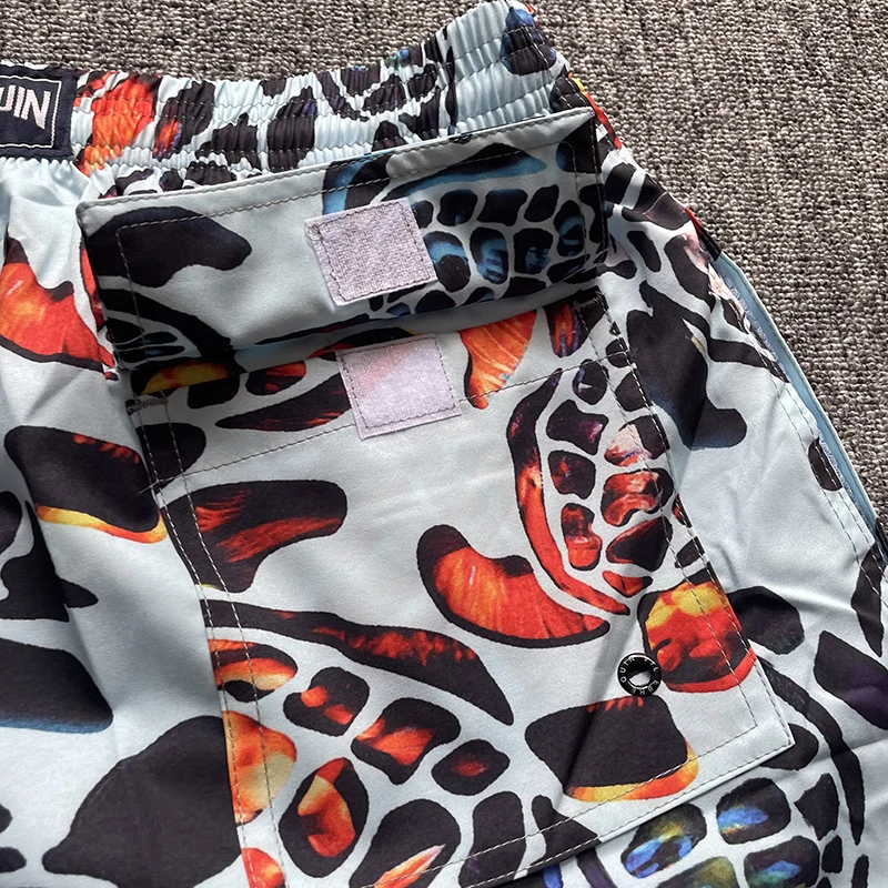 Pantalones de playa a la moda con estampado de tortuga 3D, pantalones de natación de secado rápido, vacaciones en la playa, ocio, malla de alta calidad, Europa 2024