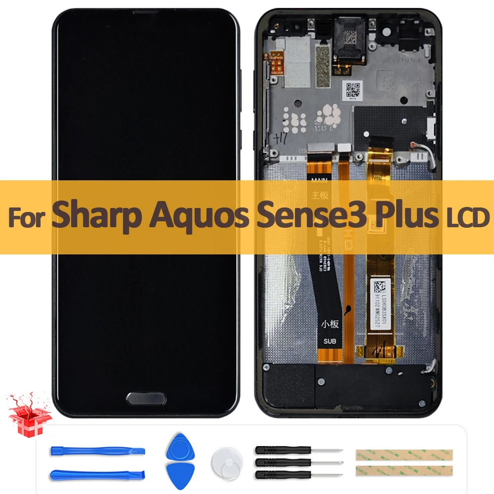 display-lcd-originale-da-60-pollici-per-sharp-aquos-sense3-plus-schermo-touch-digitizer-per-sharp-sh-rm11-ricambio-schermo