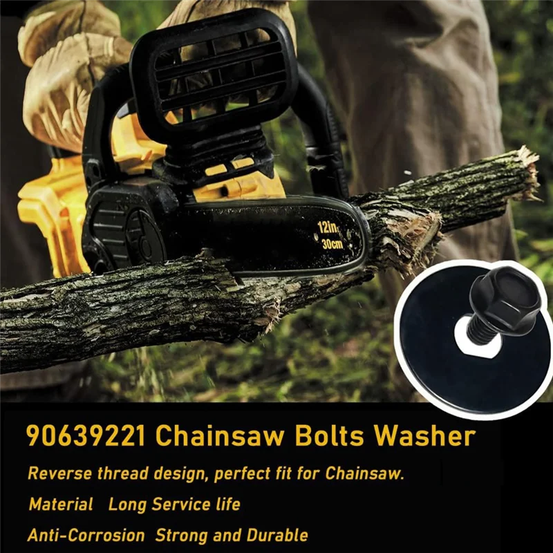 

AT05-2Set Chainsaw Replacement Bolt Washer Kit 90639221 90618229 For Dccs620 Cmccs620 Cmccs660 Dccs670 Dccs690 Dwcs600