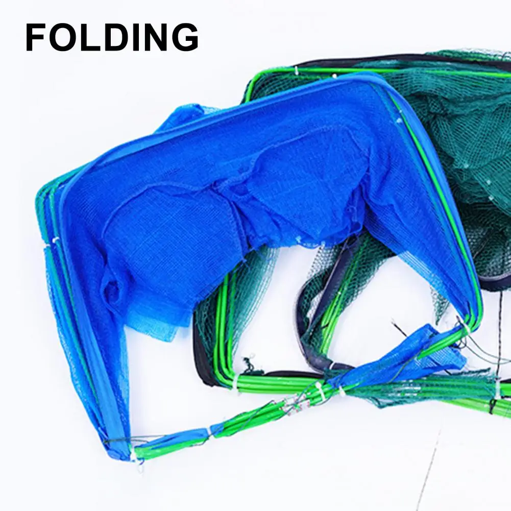 

Foldable Shrimp Net Versatile Foldable Fishing Trap Net Catch Minnow Crayfish Shrimp with This Collapsible 6/8-hole