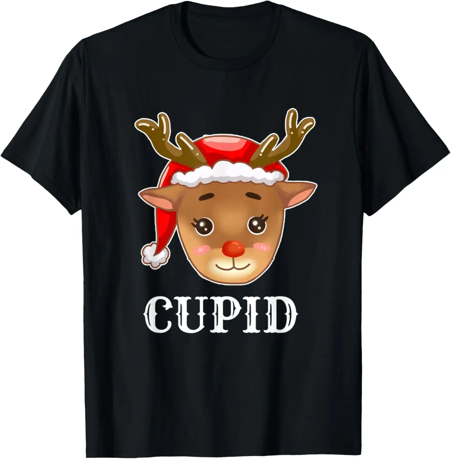 Santa Reindeer Cupid Xmas Group Costume T-Shirt