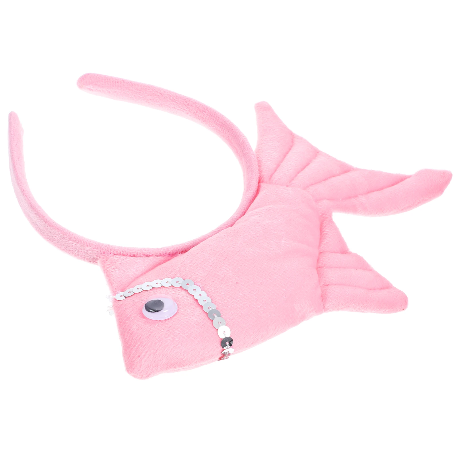 

Makeup Headband Goldfish Tiara Kids Ear Halloween Headdress Pink Headwear Hair Baby