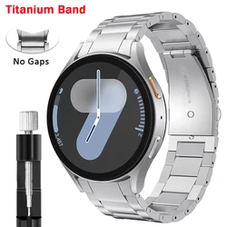 Titanium Metal Strap for Samsung Galaxy Watch7 6 5 4 44mm 40mm Strap for Watch 6 4 Classic 43 47mm 46mm 42mm Bracelet 5 Pro 45mm