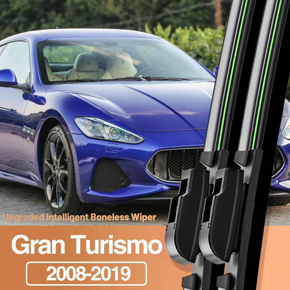 

2pcs For Maserati Gran Turismo 2008-2019 Front Windshield Wiper Blades Windscreen Window Accessories 2009 2012 2014 2016 2018