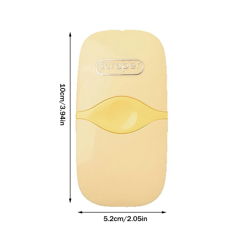 Professional Nail Art Stamping Scraper 1/2Pcs Multifunctional Spatula With Lid Cleaning Shovel For Glue Sticker Residue Remove