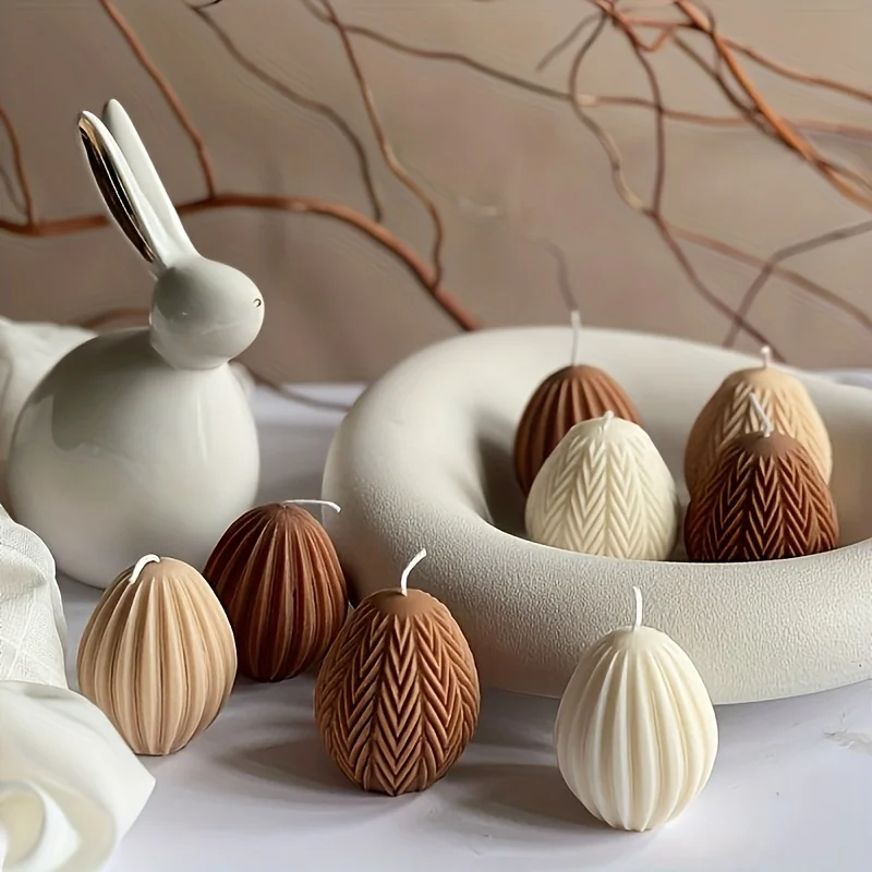 3D Easter Egg Candl…