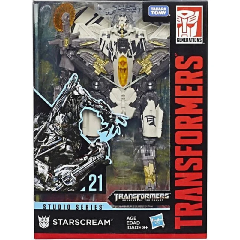 W magazynie Transformers SS Studio Series wersja amerykańska SS-21 klasa V Starscream pcv postać z anime kolekcja figurek zabawek