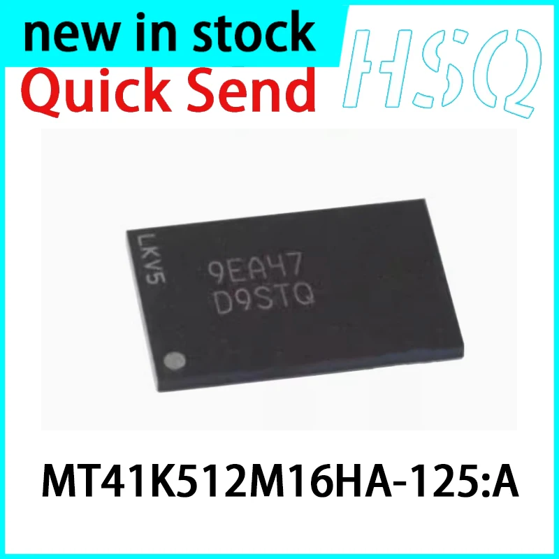 1PCS New MT41K512M16HA-125:A Silk Screen D9STQ BGA-96 Memory Chip